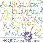 Rainbow Sequins Alpha Rainbow Sequins Alpha