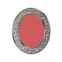 Rock Frame chrome oval vertical