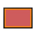 black orange frame