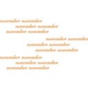 November wordart