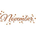 November scatter