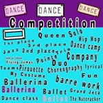 Dance competition wordart