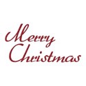 wordartmerrychristmasred
