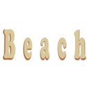 beach wordart