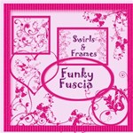 Funky Fuscia  Swirls Frames & Pages