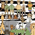 Safari Kit 1 Kids & Animals 