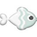 Fishie 02 - Puffy Sticker