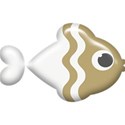 Fishie 03 - Puffy Sticker