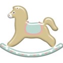 Rocking Horse - Puffy Sticker