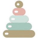 Stacking Rings - Paper Sticker