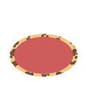 spots oval frame