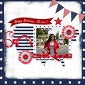 Sscraps 4th July Layout 2