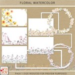 Floral Watercolor Pack 1