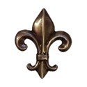 Fleur de lys silver