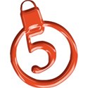 JAM-ChristmasJoy-Alpha2-Orange-num-5