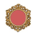 Round Gold Frame