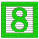 green_alpha_num_8