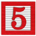 red_alpha_num_5