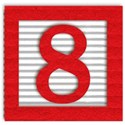 red_alpha_num_8