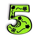 green_alpha_num_5