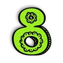 green_alpha_num_8