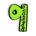 green_alpha_num_9