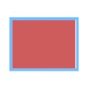 rectangle blue frame