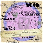 Carmensita Kit XXIV - BABY SWEET WORDART