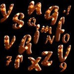 Orange Alphabets