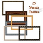 25 wooden Frames