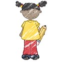 ScrapSis_Elem_BlackHairGirlPencil