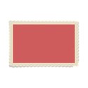 frame 8x12 tan scalloped  td 300