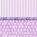 PURPLE POLKA STRIPE 12X12