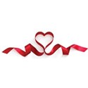 embellishment 300 heart red