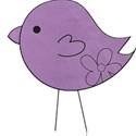 purple bird