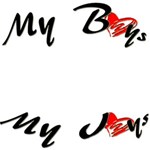 My Boys My Joys Word Art