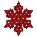 RedGlitterSnowflake