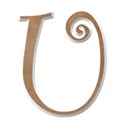 brown-LETTER-U-GE