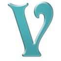 TEAL-LETTER-V-BCZ