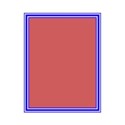 frame blue rectangle p