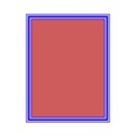 frame blue rectangle p