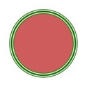 Green frame round