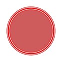 Red frame round