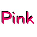Words Pink a