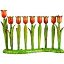 flower menorah