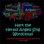 Hark the Herald Angels Sing wordart