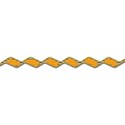 beaded cardboard chain