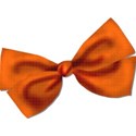 orange bow